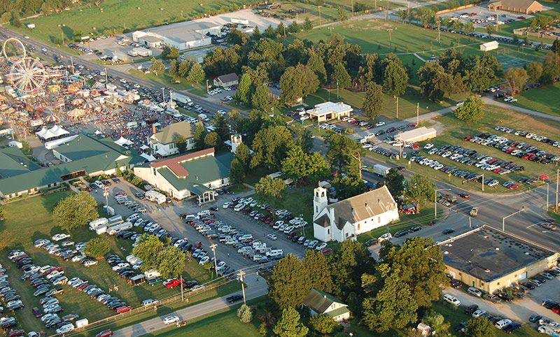 Aerial view of Tontitown