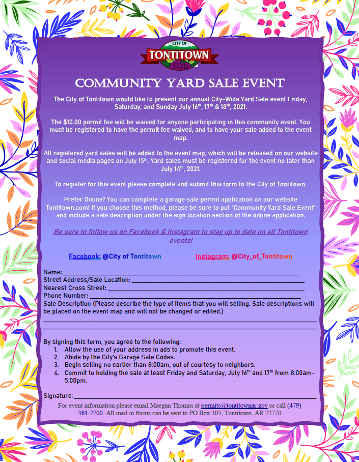 City of Tontitown, Arkansas A Little Town, A Lot of Tradition