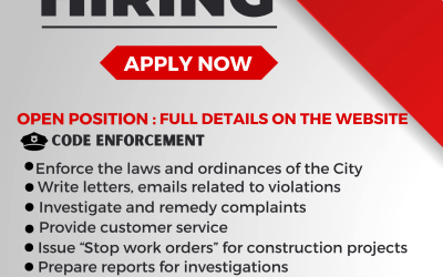 FILLED-JOB OPENING-Tontitown Police Department