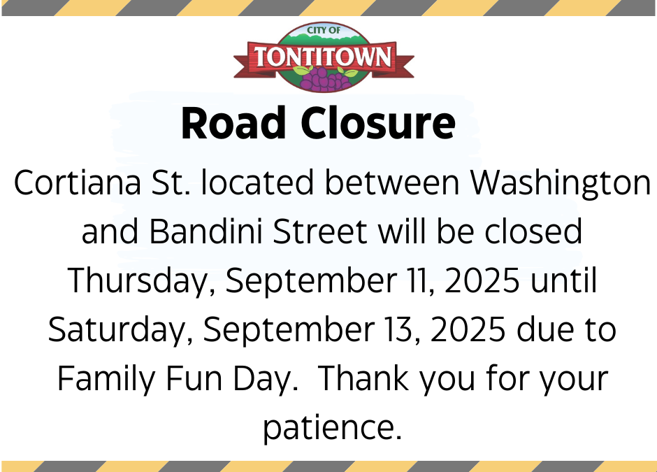 Cortiana Road Closure