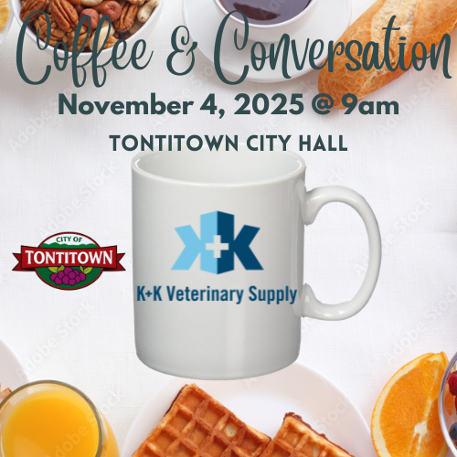 Coffee & Conversation – November 4, 2025, 9am @ City Hall