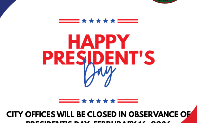 City Office’s Closed, February 16, 2026