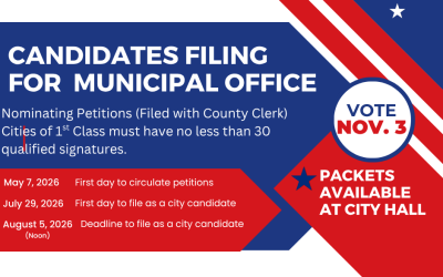 Candidates Filing for Municipal Office