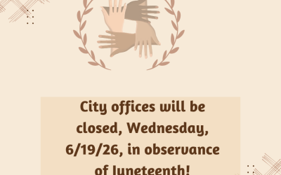 City Offices Close